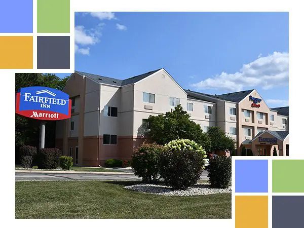Fairfield-Inn-with-colored-squares Harbor Shores